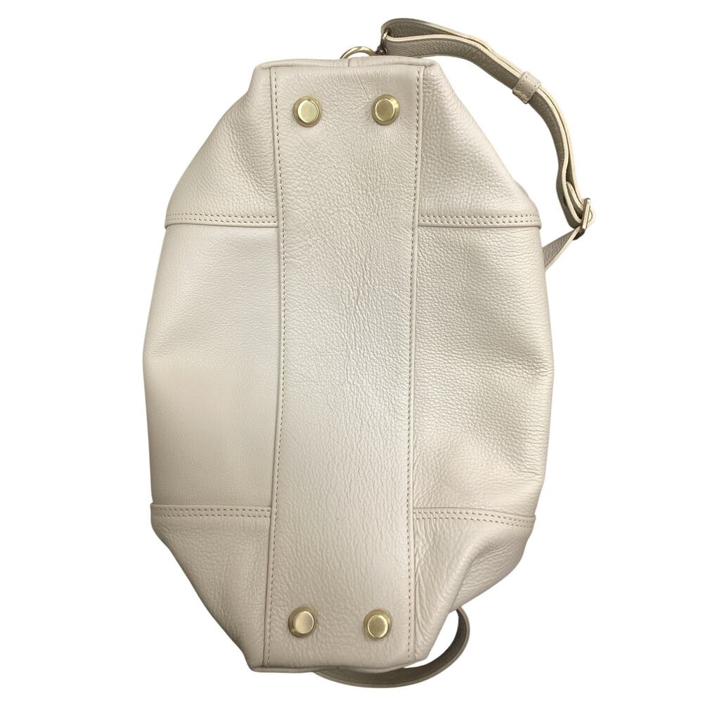 Never Used Sapahn Purse Women’s 1 Size Linda Jean Pebbled Leather Handles &Strap - Picture 9 of 9